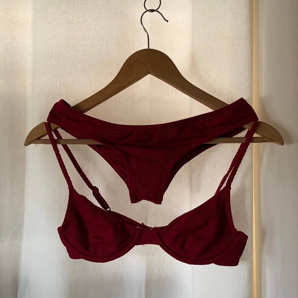 Billabong Red Bikini Set